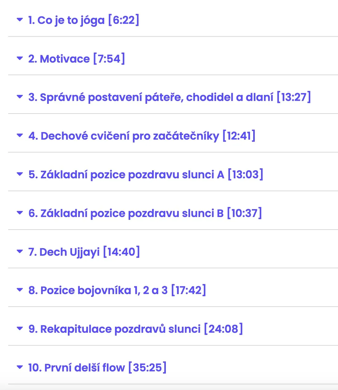 Bára Sedláková, lektorka online kurzu jógy pro začátečníky
