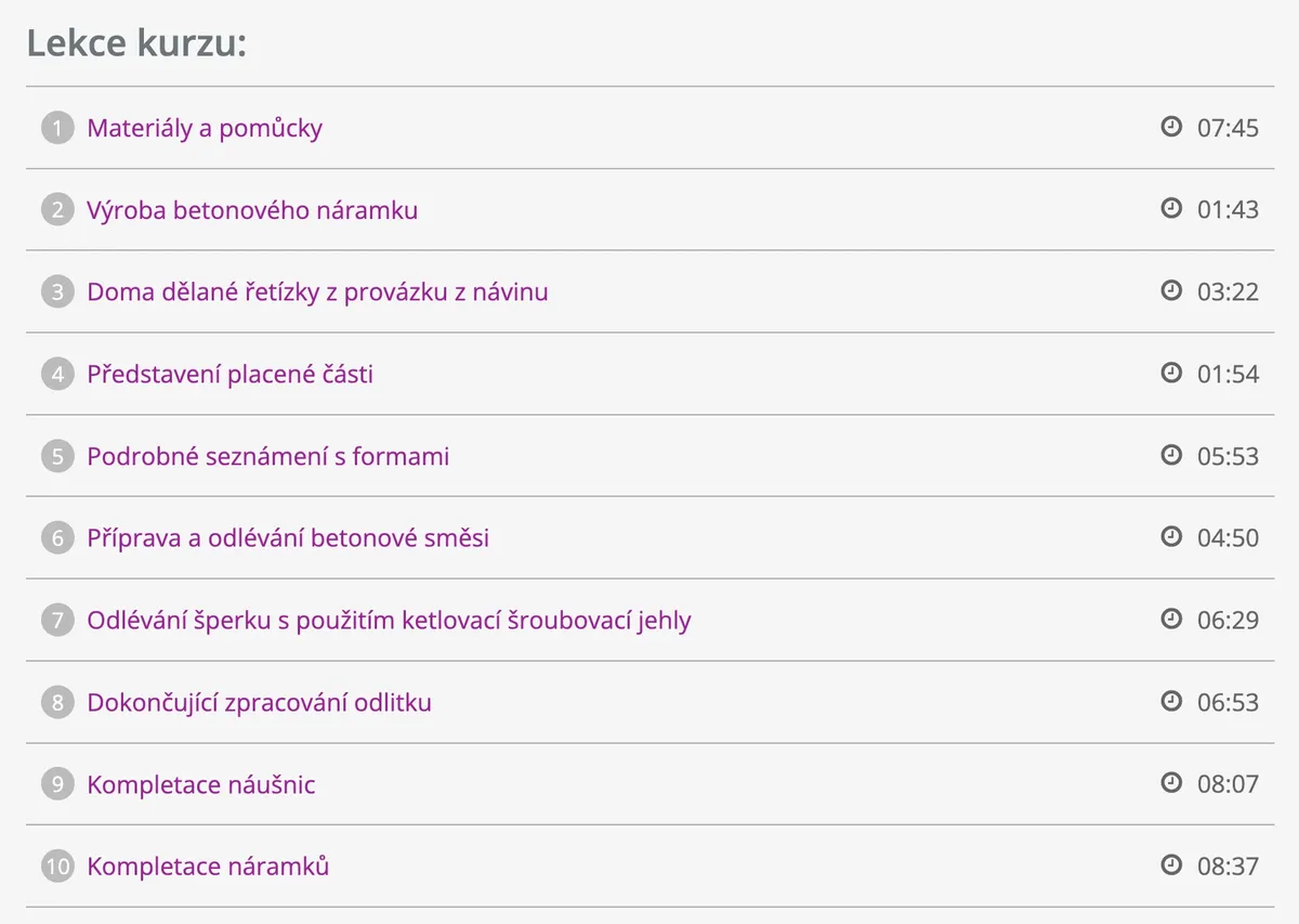 Kurzy pro radost: platforma kreativních online kurzů s věrnostním programem