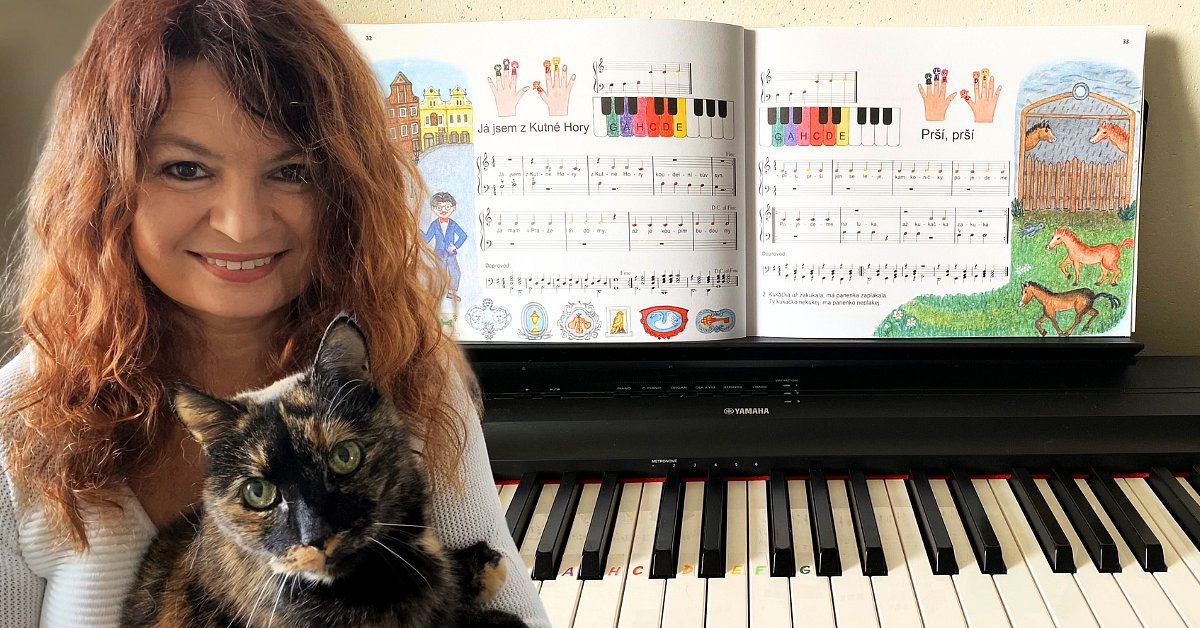 Lea Pecháčková: Hra na klavír podle barevných not (recenze kurzu)