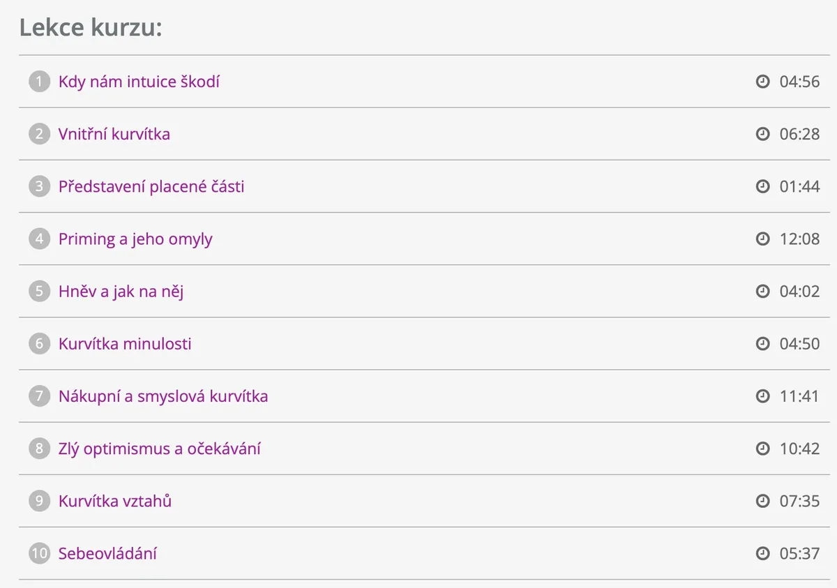 Komu kurz Kurvítka v hlavě dává smysl