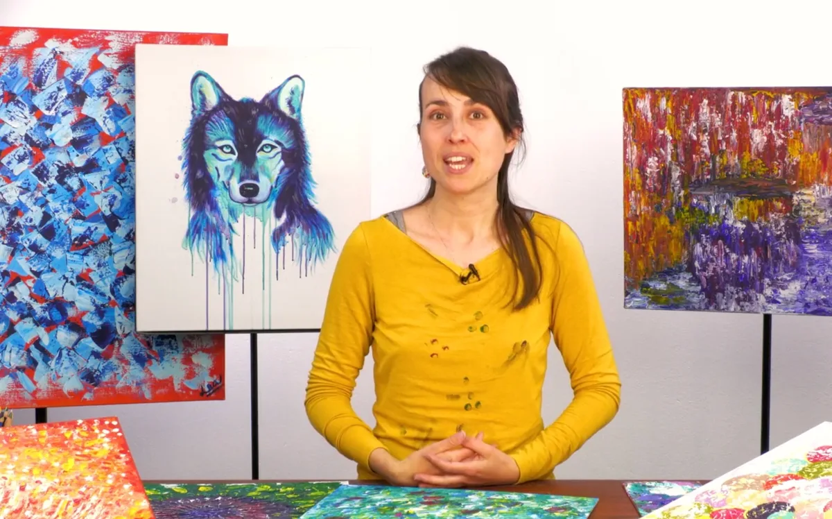 Leila Kolkop: Abstraktní malování (recenze + 4 videa zdarma)