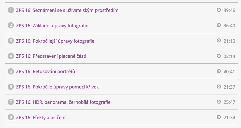 Úprava fotek v programu Zoner