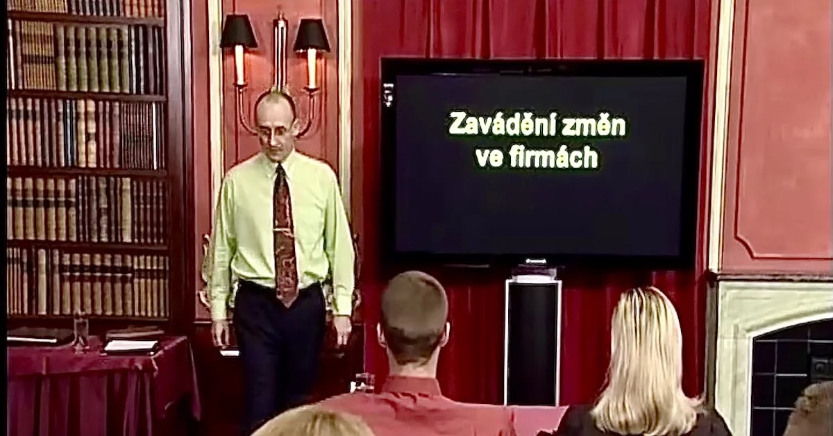 Video školení Ivo Tomana Zavádění změn ve firmách na platformě Kurzy pro radost
