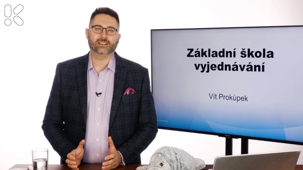 Lektor Vít Prokůpek a jeho online kurz Základní škola vyjednávání