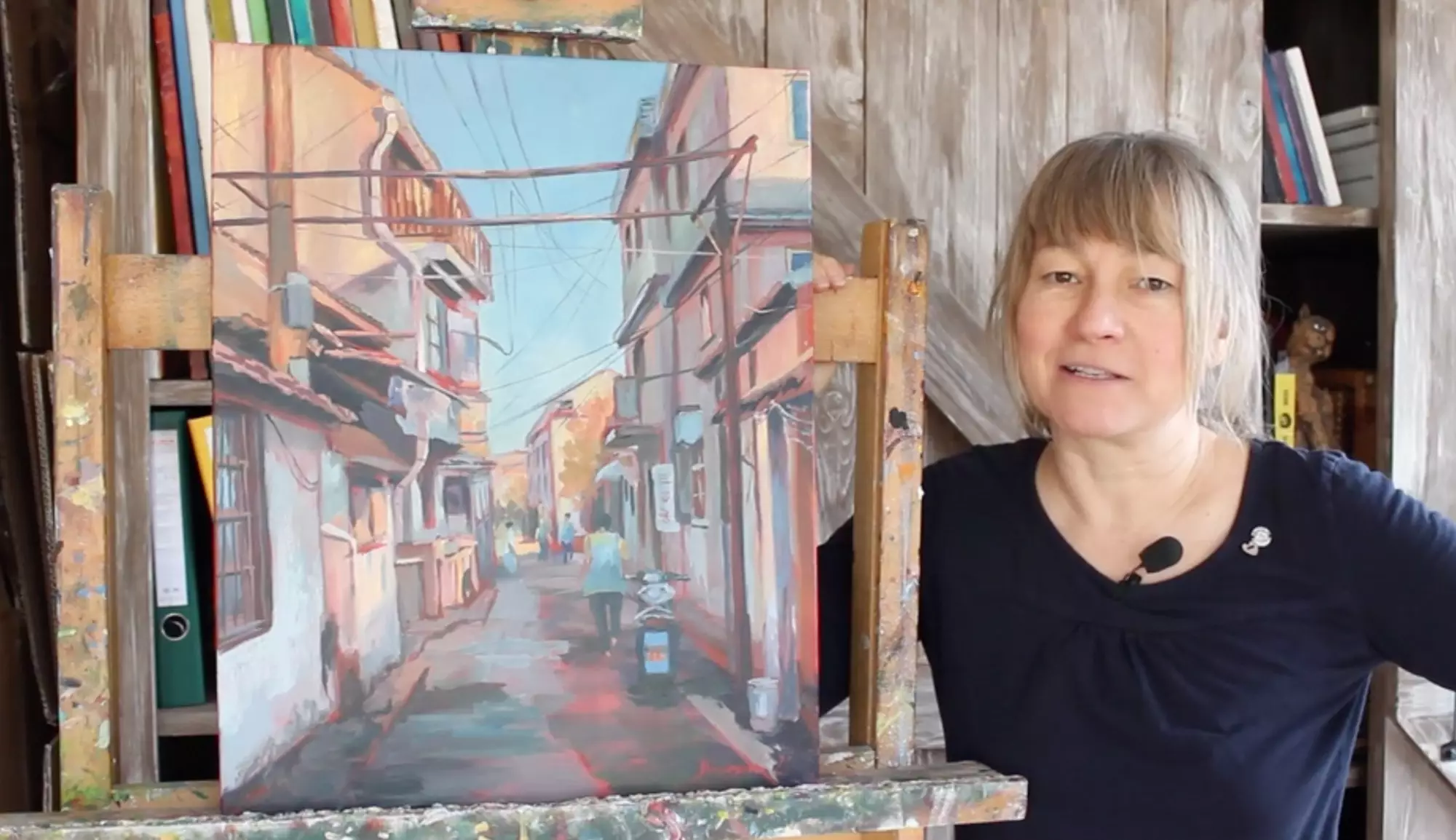 Hana Danková: Kurz malby - Život ve městě